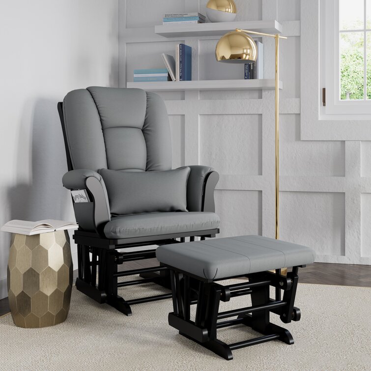 Tuscany Glider with Nursery Chair Ottoman Set